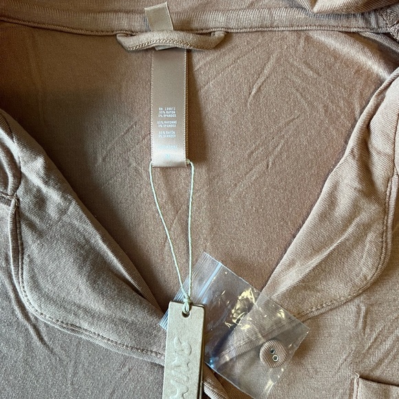 SKIMS Heathered Short Pajamas | Colour: Ochre | Size: M - Picture 6 of 6